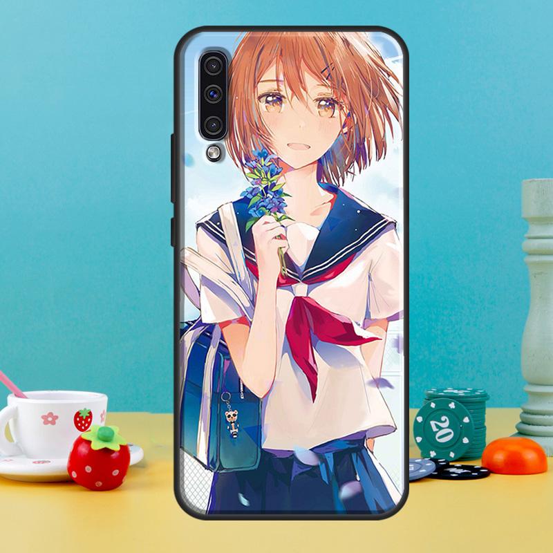 Аниме девушка мультфильм япония милый Чехол Для Samsung Galaxy A32 A16 A55 A06 A05 A36 A26 A54 A34 A14 A22 A52 A35 A15 A53 A13 A56