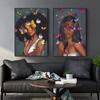 Nodic постер с бабочкой для девушки и принтом, абстрактная сексуальная африканская женская настенная живопись на холсте для современного декора гостиной