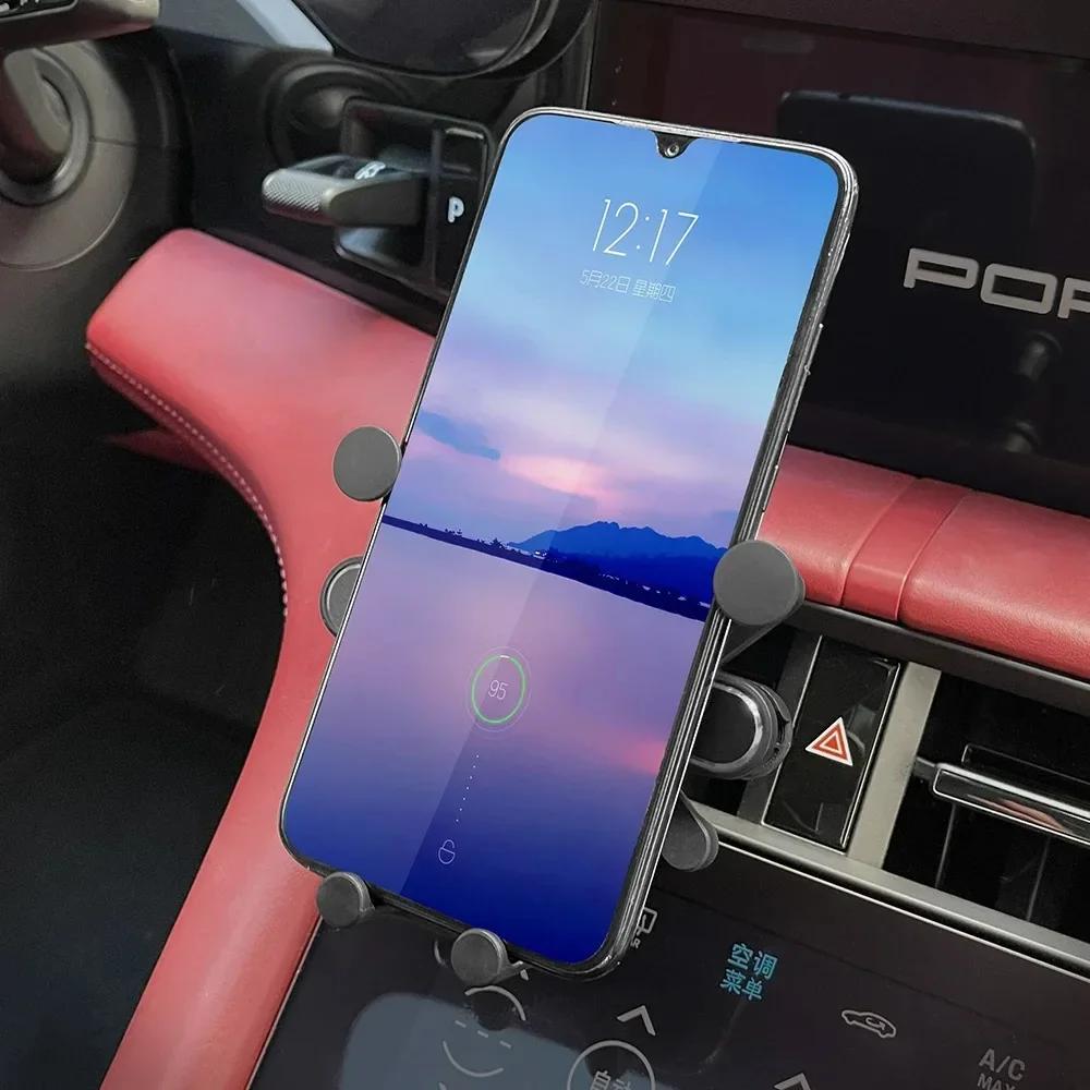 Car Stickers For Alfa Romeo Gravity Car Phone Holder Air Vent Cell Phone Holder GPS Stand For Alfa Romeo 159 Giulietta Stelvio 4
