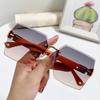 Frameless Trimmed Glasses Summer Casual Large Frame Sunshade Sunglasses With Trendy Sunglasses Women
