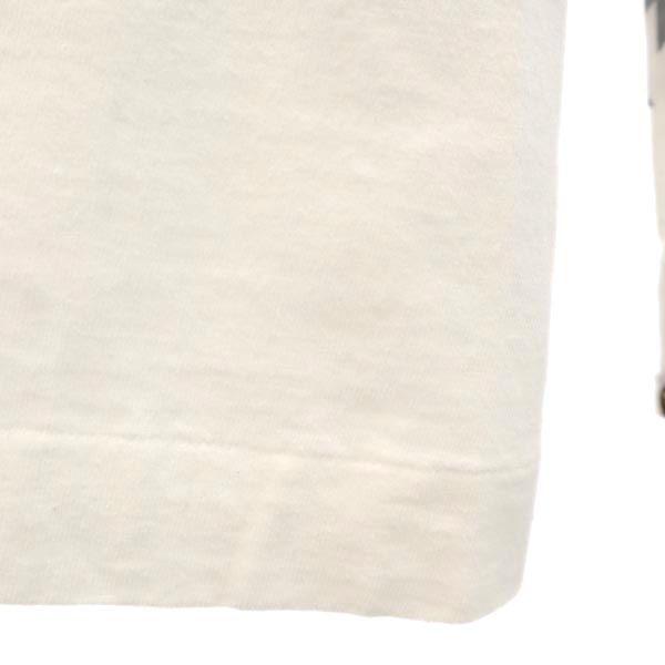 A Bathing Ape Сделано в Японии Футболка с длинным рукавом S Белая система Ron T Мужская Б/у