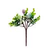 1PC Easter Colorful Table Arrangement DIY Bunny & Eggs Creative Moss Bunny Floral Stems Artificial Flower Bouquet
