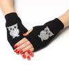 Women Men Knitted Wool Computer Mittens Warm Gloves Half Finger Fingerless Gloves