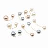 3Pcs/Set Double Pearl Brooch Pins Anti-fade Exquisite Elegant Brooches for Women Sweater Cardigan Clip Coat Summer Dress Jewelry
