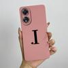 Чехол для OPPO A78 5G Чехол для телефона oppo a78 5G CPH2483 CPH2495 Чехол Милые Персональные Буквы Квадратный Силиконовый Ударопрочный Задний Чехол