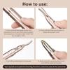 Dual Head Heated Eyelash Curler Two-Gear Temperature Adjustment 2 in1 Eyelash Clip  Party