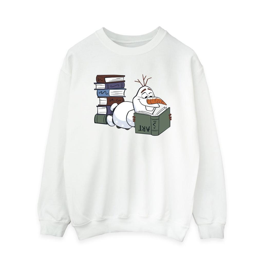 Frozen II Womens/Ladies Olaf Reading Sweatshirt