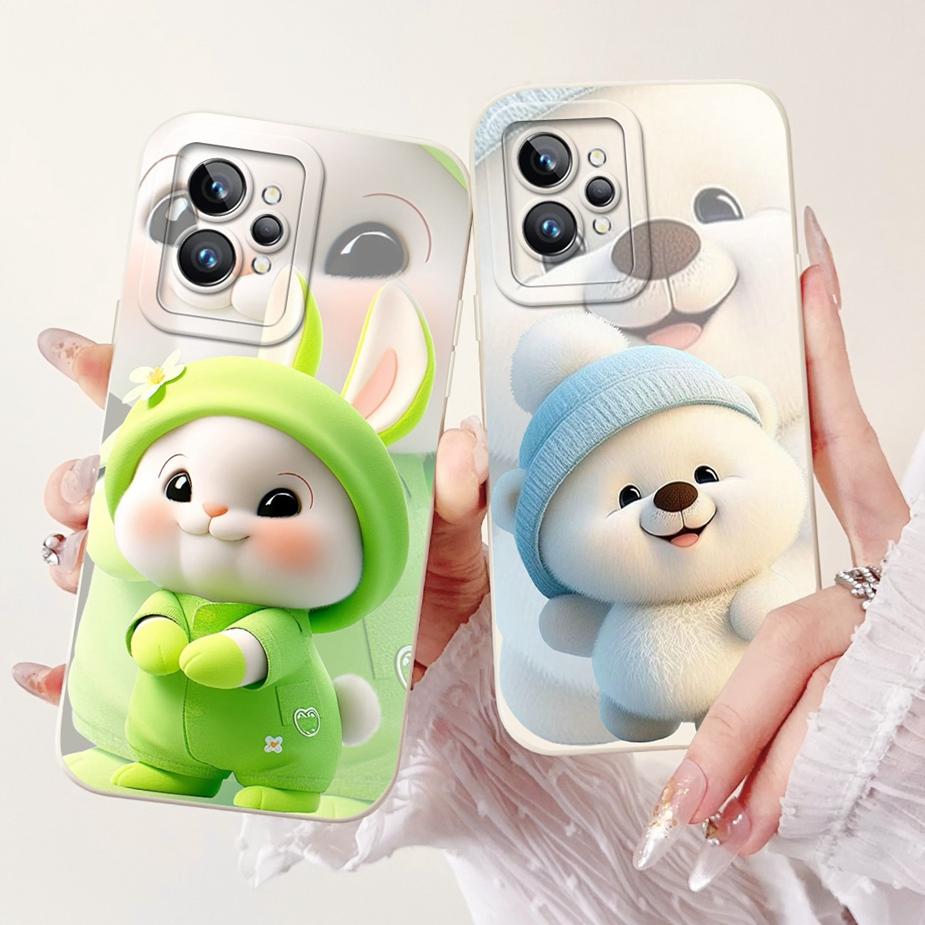 Чехол для Realme GT2 Pro RMX3301 Милый Модный Мультяшный Чехол Ударопрочный Чехол для Телефона Для Realme GT 2 Pro RealmeGT2 RMX3310 Мягкие Сумки