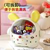 Desktop Cute Pet Candy Box Cartoon Ornament Dustproof Flip Cover Bedroom Headrope Hair Rope Jewelry Storage Box