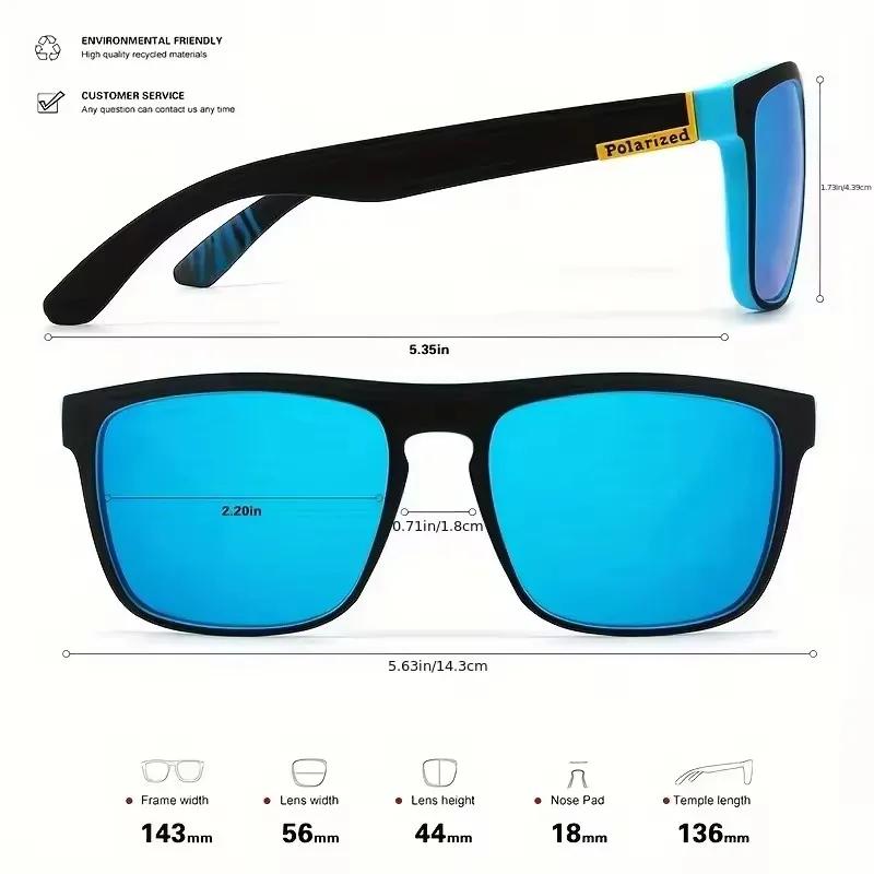 Модные винтажные квадратные поляризованные солнцезащитные очки для мужчин и женщин для вождения и рыбалки, роскошные брендовые дизайнерские солнцезащитные очки для водителя, очки UV400