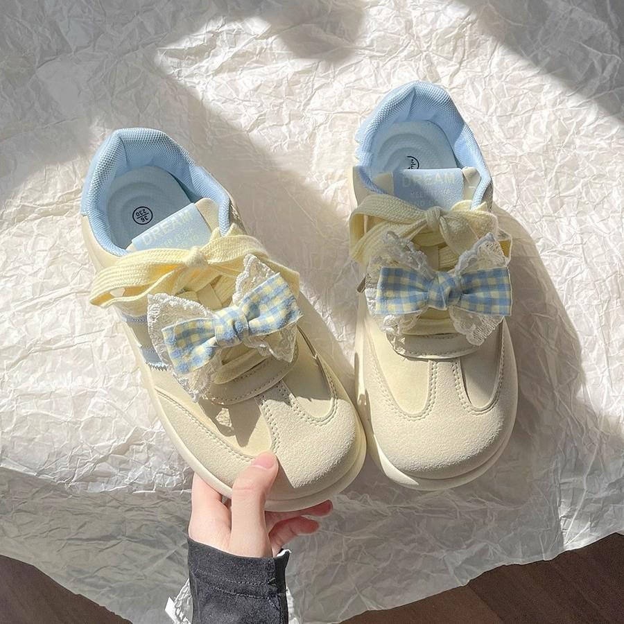 Женская обувь Dexun 2025 новая весна-лето нишевый дизайн универсальные маленькие белые туфли ретро кэжуал платформа повседневная женская обувь