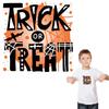 Trick Or Threat Clothes Stickers Letter Patches Thermal Transfers Jeans Diy Heat Press Appliqued Parches Ropa Patch For Clothing