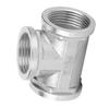 Тройник из нержавеющей стали 304 с резьбовым соединением для промышленных труб, полки для труб, бытового инструмента 1 дюйм x 1 дюйм x