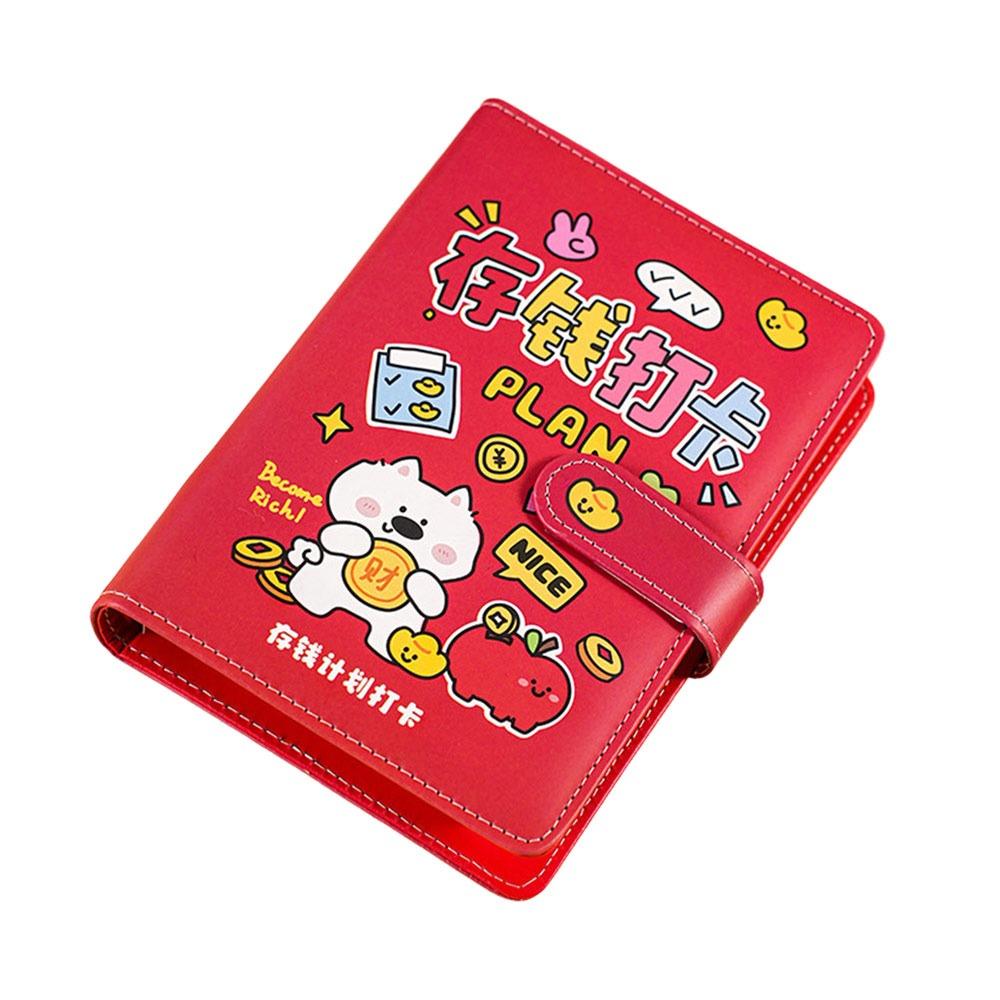 Puppy 100 Envelopes Money Saving Challeng Large Capacity Waterproof Savings Challenges Sheets Save Money Savings Challenges Book