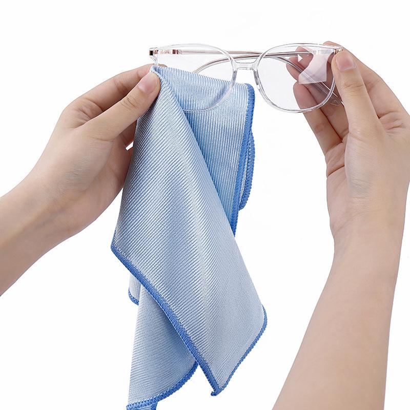 1/5/10 шт. Ультратонкая волокнистая салфетка для чистки стекла, столовых приборов, ножей и вилок, полировка, удаление пятен от воды, многофункциональная салфетка