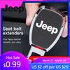 For Jeep Metal Car Seat Belt Clip Extender Safety Buckle For Jeep Wrangler JL JK Renegade Grand Cherokee Patriot Willys Liber