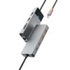 Многопортовый USB-C хаб WIWU: 4 USB, 100 Вт PD, USB-C 3.1, SD/TF, LAN-адаптер