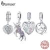 BAMOER Original Design 925 Sterling Silver Cute Animal Charms Fit Bracelet Fashion Jewelry