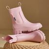 Waterproof Rubber Shoes for Women Elastic Mouth Women's Rain Boots Low Cut Rain Shoes Waterproof and Anti Slip Women's Boots