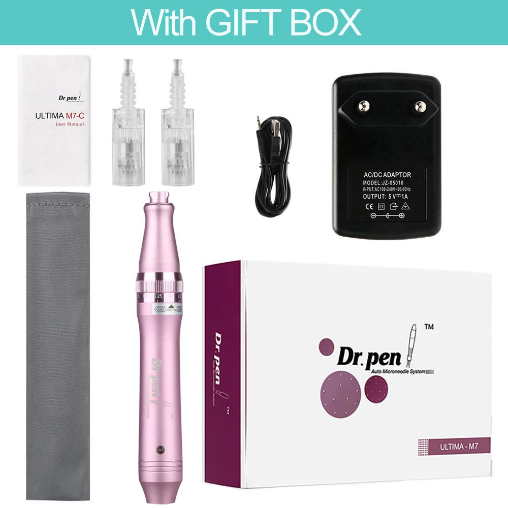Dr.Pen Ultima M7C Проводная микроигольная ручка против морщин, удаление шрамов от акне, дерма-ролик, микронидлинг MTS, устройство для ухода за кожей, косметическое устройство