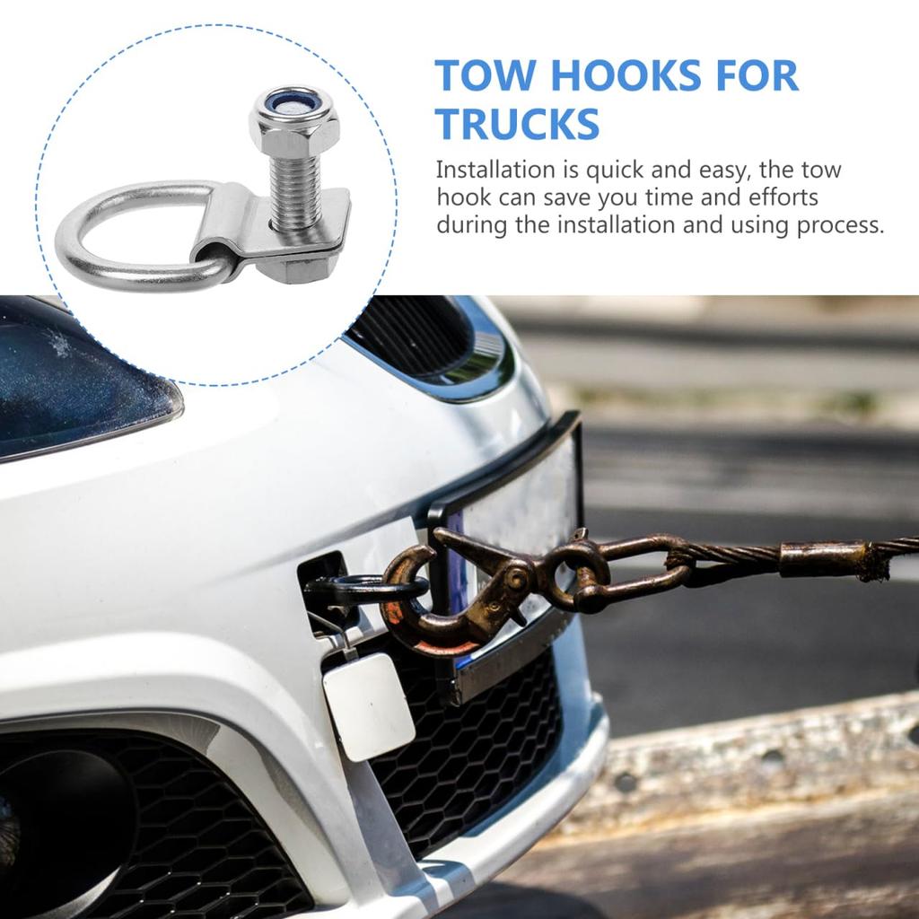 FUNOMOCYA Фаркоп для грузовика Автомобильный буксировочный крюк Сверхмощный буксировочный крюк Буксировочный крюк для прицепа Автомобильный