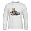 Толстовка с капюшоном Teddy Bear Beside The Car, мужская повседневная теплая флисовая толстовка, подходящая для осени, с капюшоном, модный женский спортивный костюм большого размера