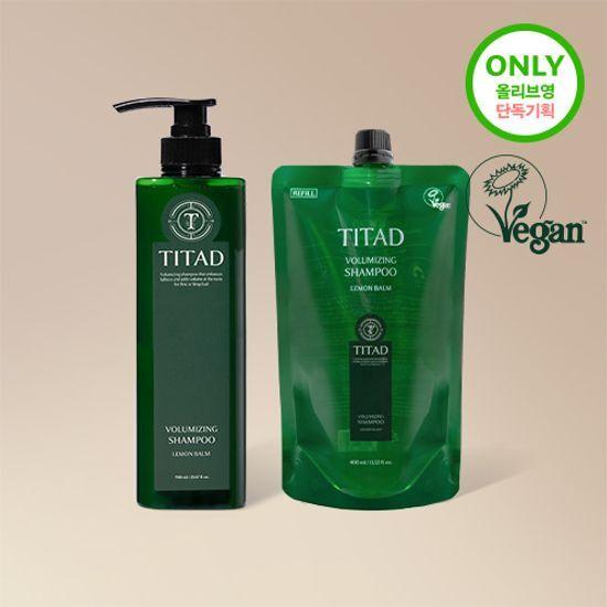 TITAD Lemon Balm Root Volume Shampoo 700ml Promotion (+400ml Refill Free)