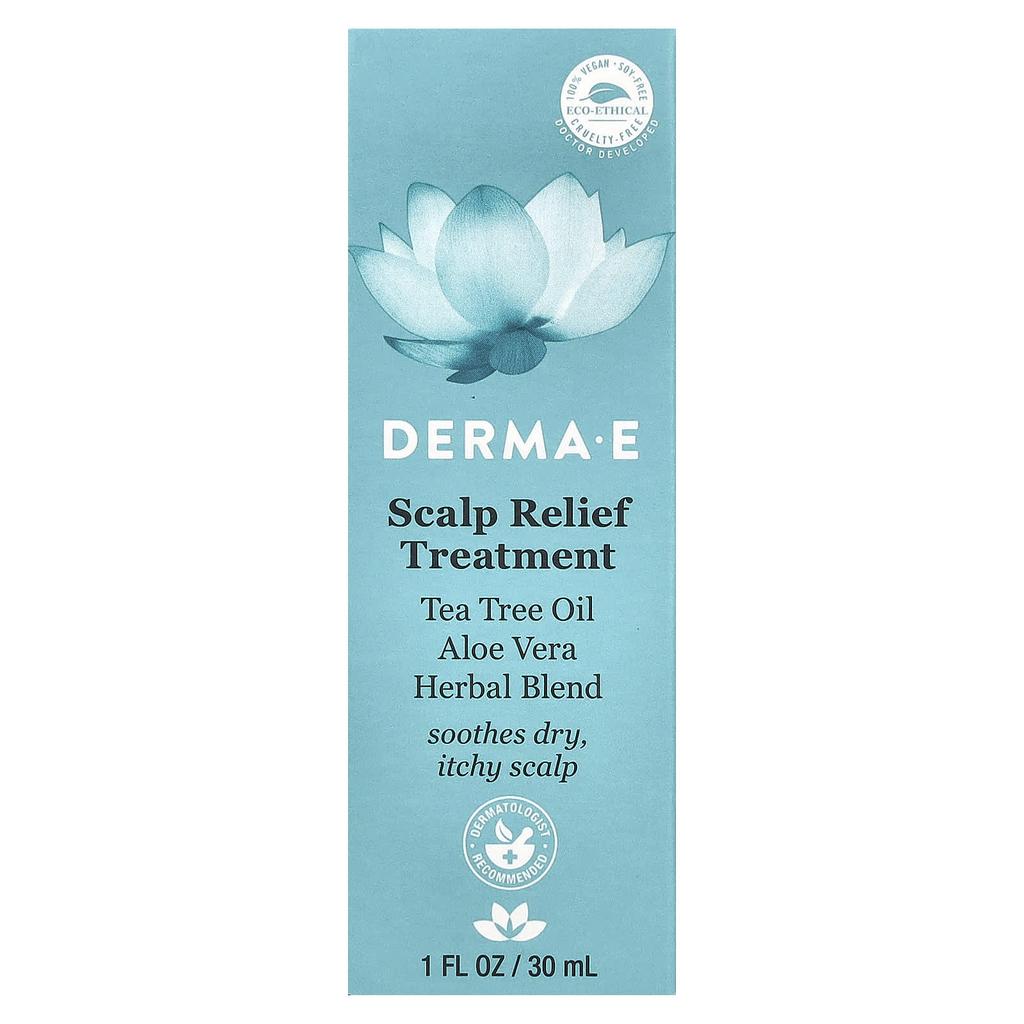 Derma E Средство для облегчения состояния кожи головы, 1 жидкая унция (30 мл)