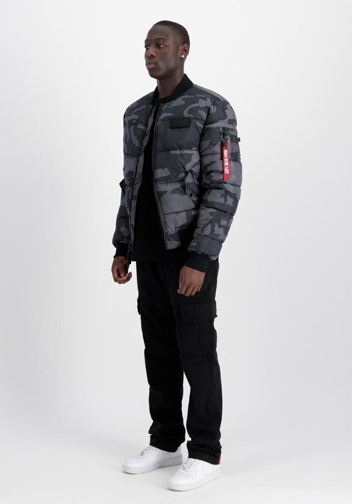 Зимняя куртка Alpha Industries Ma-1 Puffer Bomber Jacket (138116C) черный камуфляж
