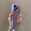 Чехол с пайетками и стразами для iPhone 17 Pro/16 Pro со вставкой-дизайном для камеры для 15 Pro/14 Pro