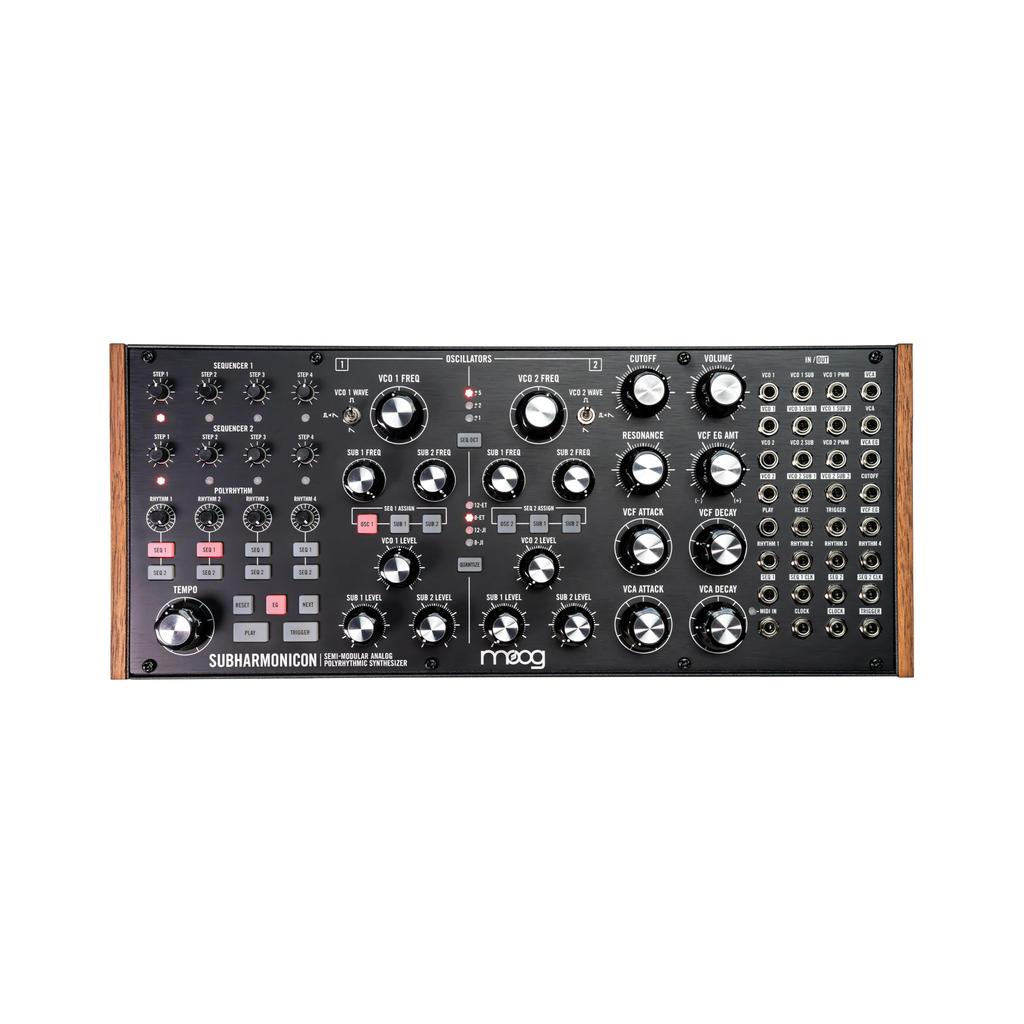 MOOG Subharmonicon Analog Polyphonic Synthesizer with Dual Sequencer and MIDI Patchbay Semi-Modular