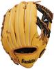 Franklin Yellow 11-inch Glove, Tan/Children's Glove/Baseball Beginner's Glove,