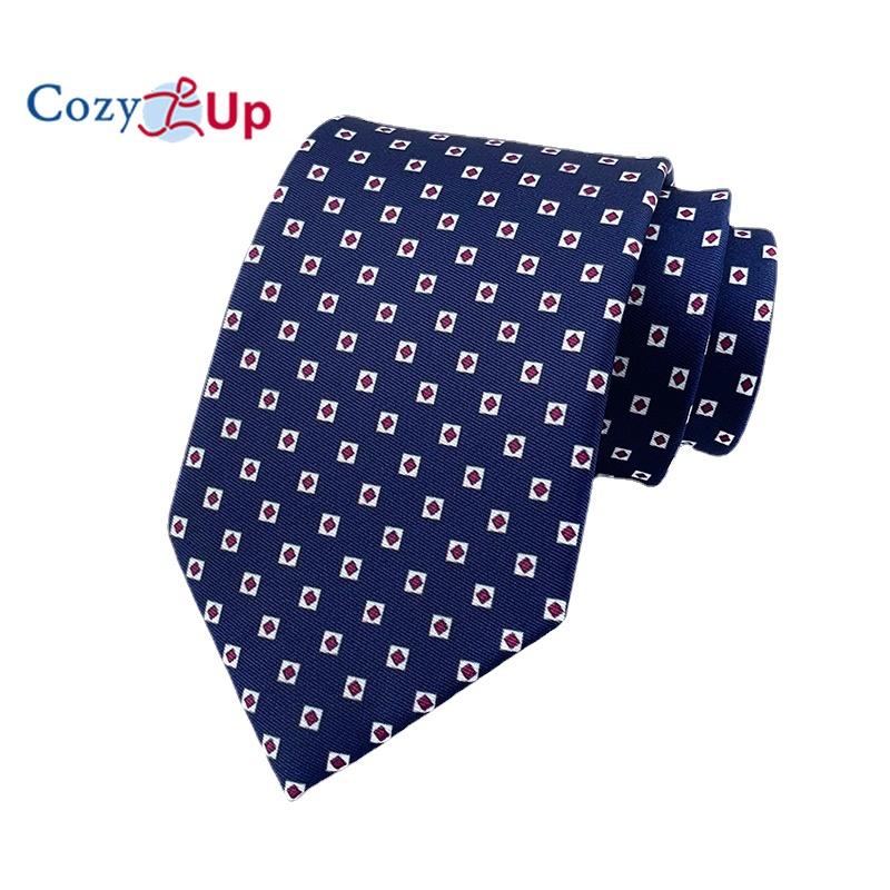 Cozy Up Новый мужской галстук с винтажным принтом 146x8x3,5 см, праздничная вечеринка, свадьба