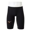[Mizuno] Swim Competitive Swimming Challenge Swimmer Boys GX/SONIC V MR Half Spats N2MB0002 90: Black Size: 130 FINA (International Swimming