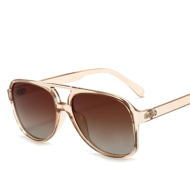 Classic Brand Polarized Sunglasses For Men Women Vintage Oval Frame Goggle Driving Night Vision Eyewear UV400