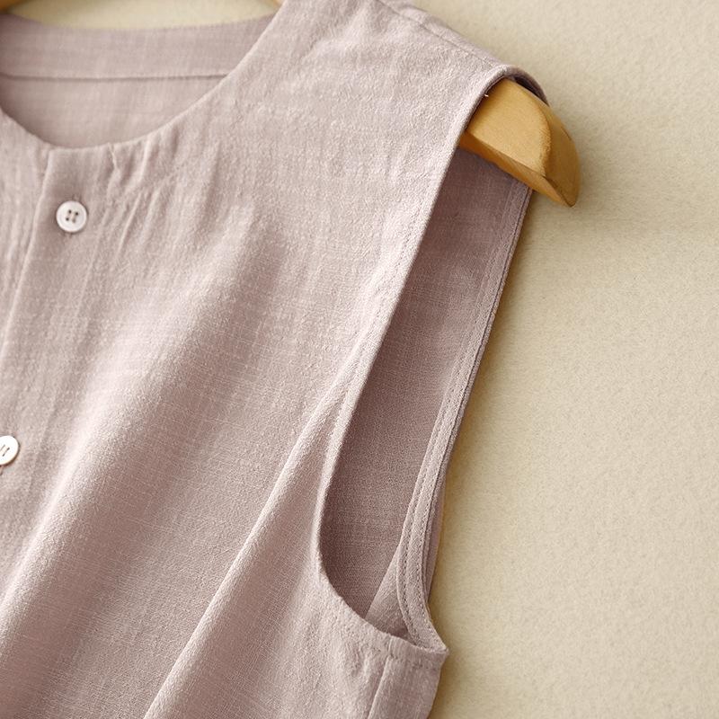 Летний арт ретро свободный повседневный омолаживающий топ без рукавов для женщин футболки женские