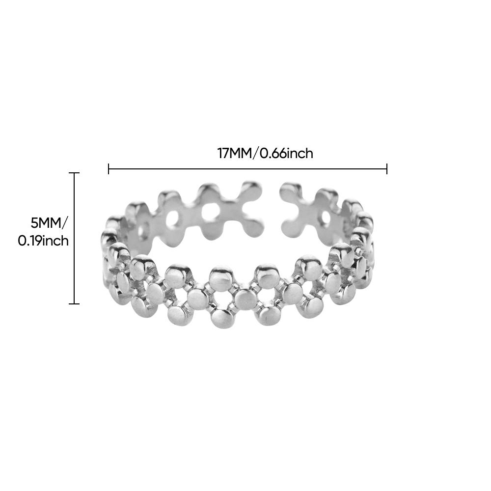 Полые бусины ДНК Открытые кольца из нержавеющей стали для женщин 2024 Модные золотистого цвета Эстетичные свадебные парные кольца Женские украшения anillos