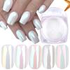 1g Pearl Powder Nail Art Glitter Mirror Mermaid Effect Chrome Pigment UV Gel Polish Shimmer Dip Dust DIY Nails Decor