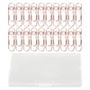 20pcs Iron Pen Clips Gold Pen Holder Clips Small Portable Pen Clips for Stationery Office Docum