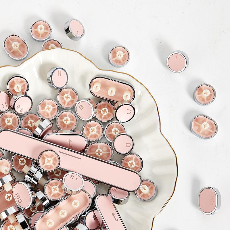 104 клавиши Ретро круглые колпачки для ключей Double S Diy Keycap с подсветкой Механическая клавиатура