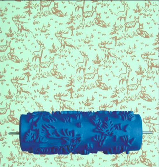 5-дюймовый ролик с рисунком для жидких обоев - Инструмент для DIY-точечной росписи и покраски стен