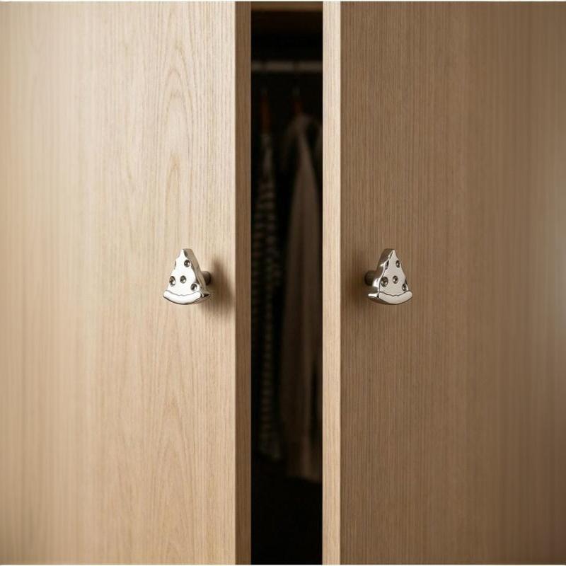 Titanium Silver Dresser Knobs Fade Resistant Smooth Touch Cabinet Pulls for Drawer Cupboard Wardrobe Kitchen Remodel Projects