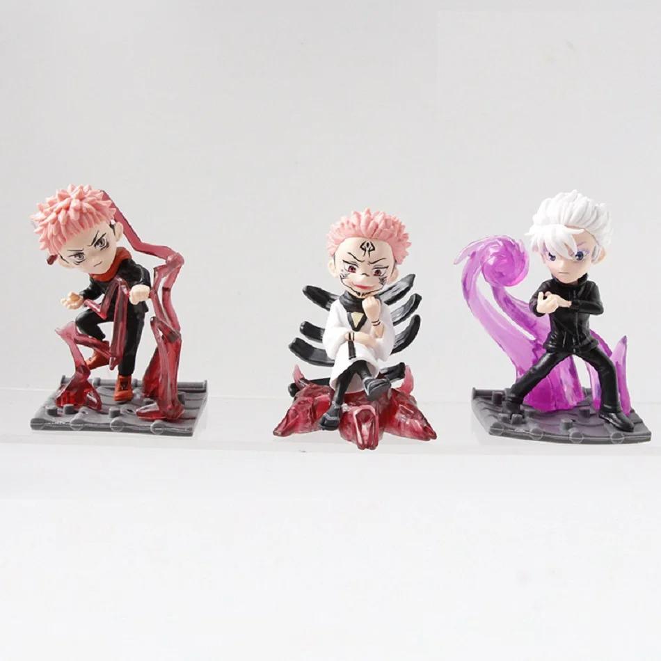 Random2-6 Anime Jujutsu Kaisen Series Figure Itadori Yuji Gojo Satoru Megumi Combat Special Effects Statue Pvc Model Toys