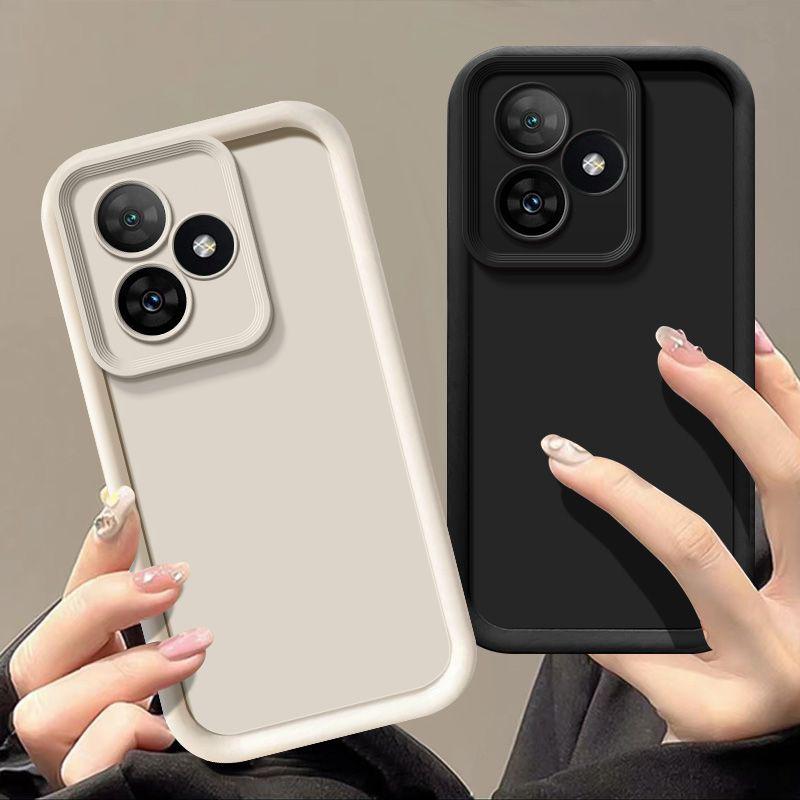 Чехол для Realme C63 Чехол для телефона Realme C61 Plus Чехол для телефона Realme Narzo N63 Матовая задняя крышка Защита от царапин Ударопрочный чехол