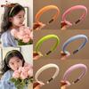 Colorful Matte Headdress Simple Basic Face-Washing Headband Temperament Hoop Wide Hairband Hair Bundle Kid's Hair Accessories