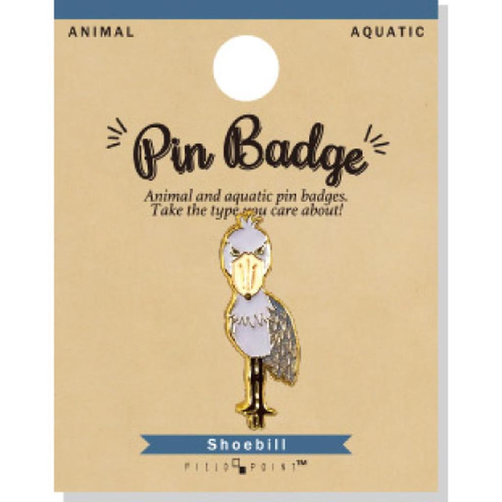 World Trading Co., Ltd. World Trading Pin Badge Animal Pin Badge Shoebill 106669 Co., Ltd.
