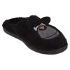 Keanu Childrens/Kids Gorilla Faux Fur Embroidered Mules
