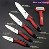 Ceramic Knife Kitchen Peeler White Blade Paring Fruit Vegetable Chef Utility Cooking Tools Set