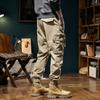 Брюки-карго для бега, мужские повседневные мужские брюки с несколькими карманами Y2k, спортивные штаны, уличная одежда, технологичная одежда, зеленые спортивные брюки в стиле милитари, BL7608
