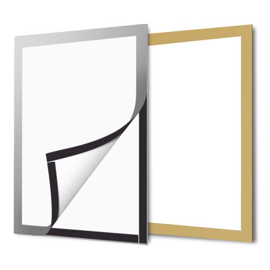 Магнитный держатель для знаков формата А5/А6, настенный самоклеящийся фоторамка, прозрачная ПВХ-бумага для документов, плакатов, картин, картин